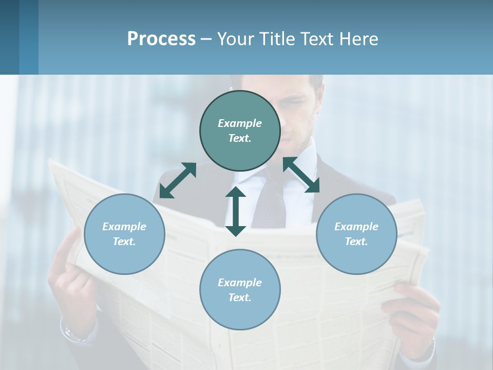 Water Sad Elderly PowerPoint Template