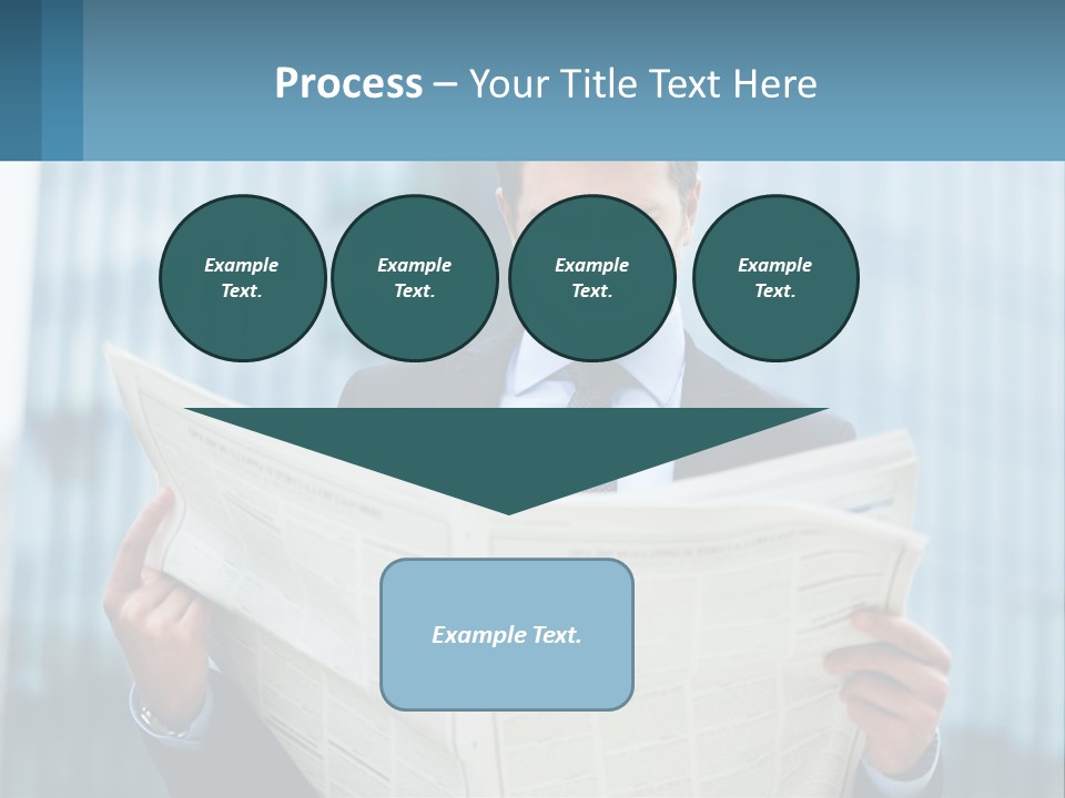 Water Sad Elderly PowerPoint Template