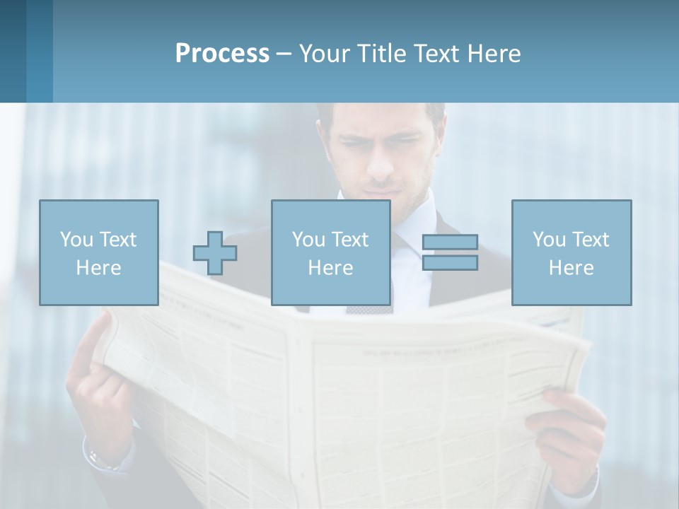 Water Sad Elderly PowerPoint Template