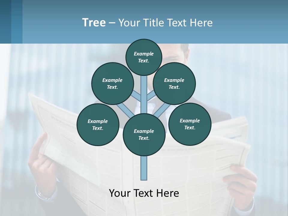 Water Sad Elderly PowerPoint Template