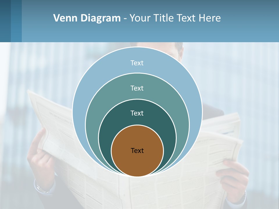 Water Sad Elderly PowerPoint Template