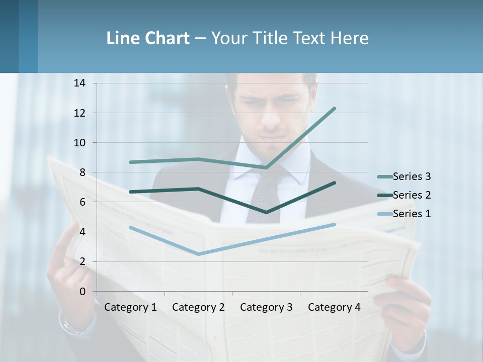 Water Sad Elderly PowerPoint Template