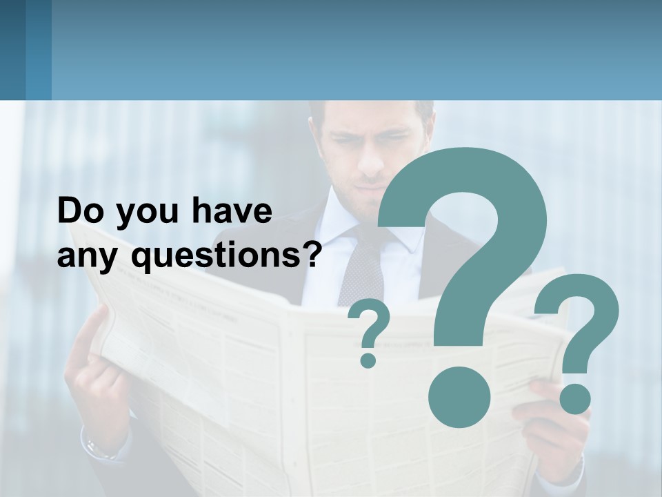 Water Sad Elderly PowerPoint Template