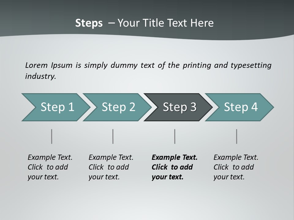 Water Pensioner White PowerPoint Template