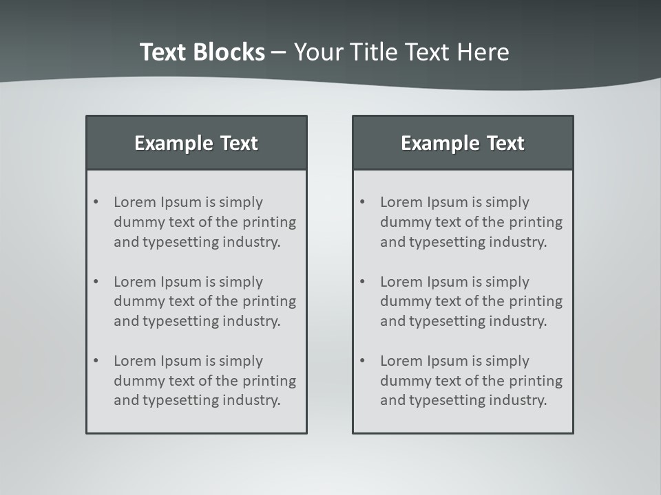 Water Pensioner White PowerPoint Template