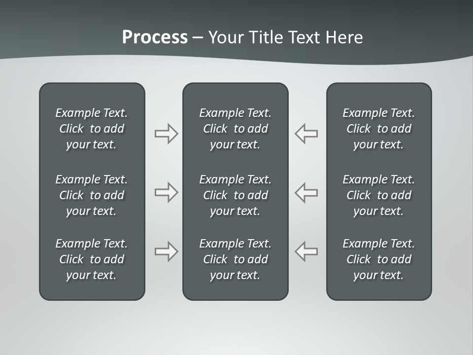 Water Pensioner White PowerPoint Template