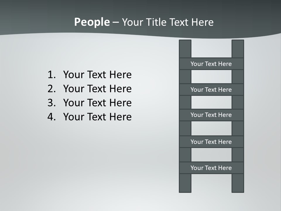 Water Pensioner White PowerPoint Template