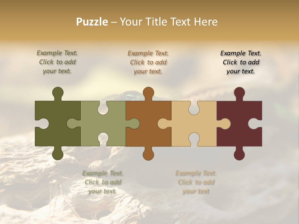 Beach Portrait Sunrise PowerPoint Template