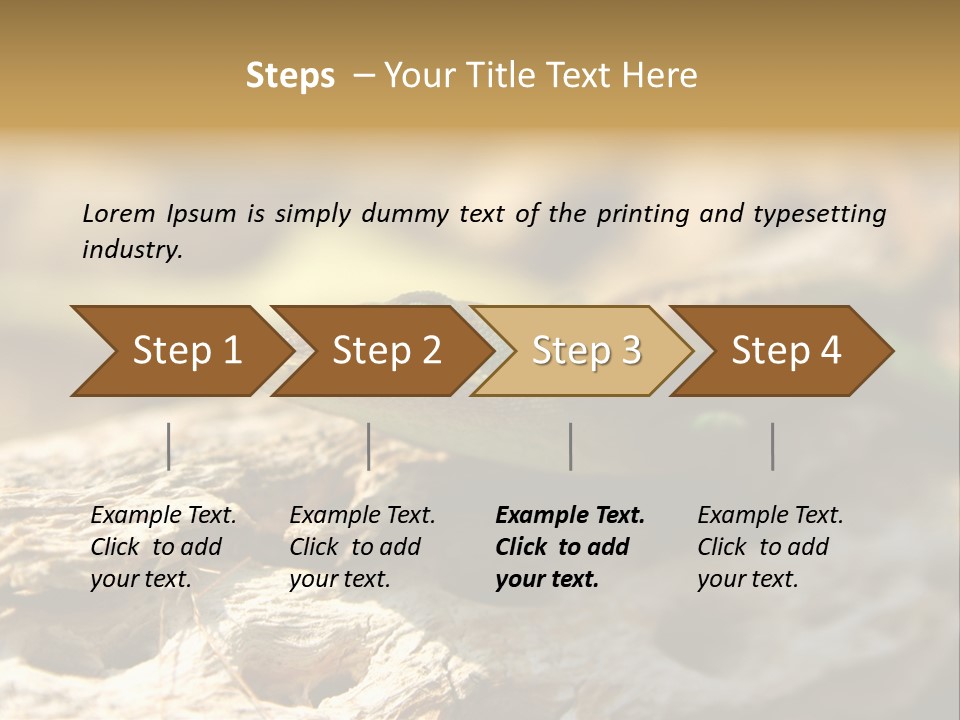 Beach Portrait Sunrise PowerPoint Template