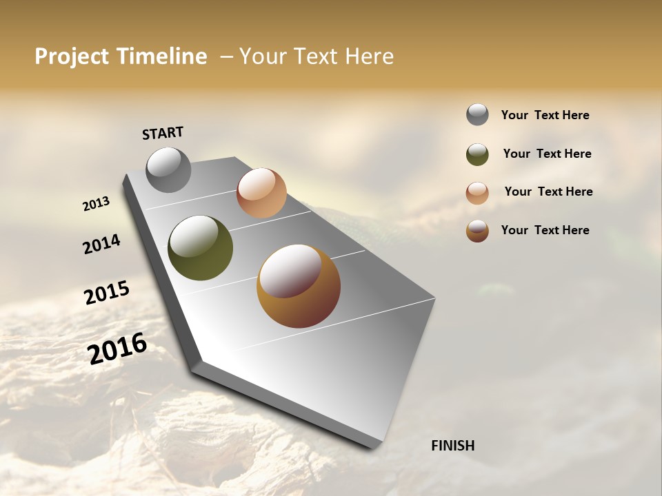 Beach Portrait Sunrise PowerPoint Template