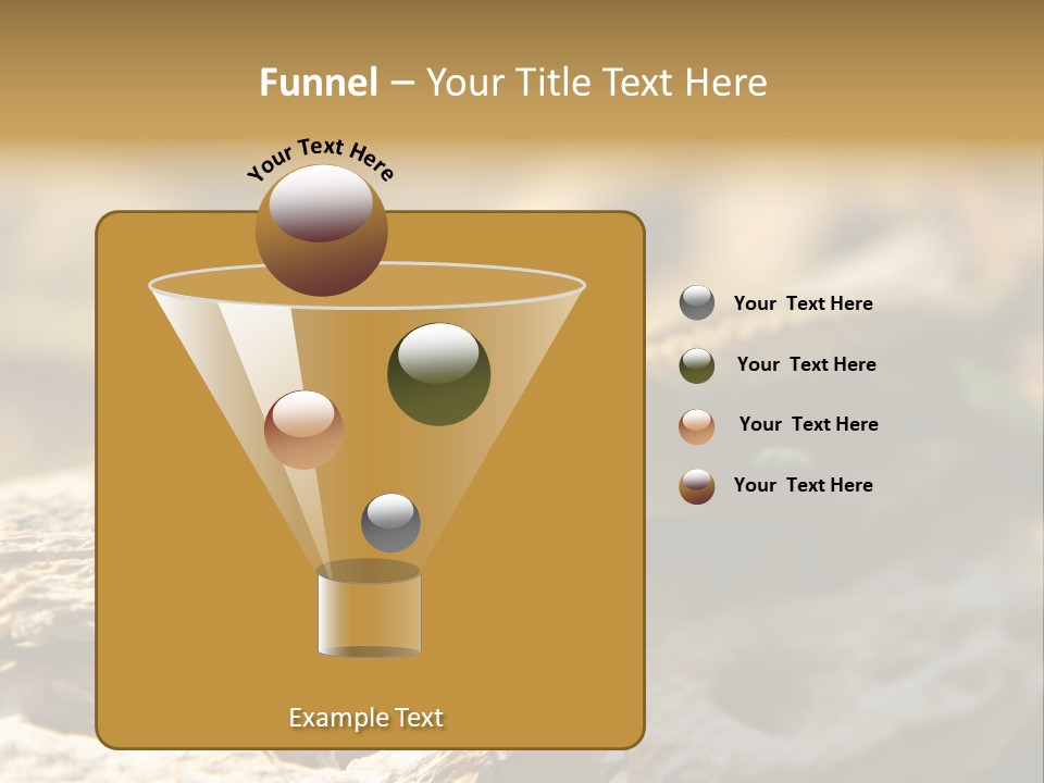 Beach Portrait Sunrise PowerPoint Template