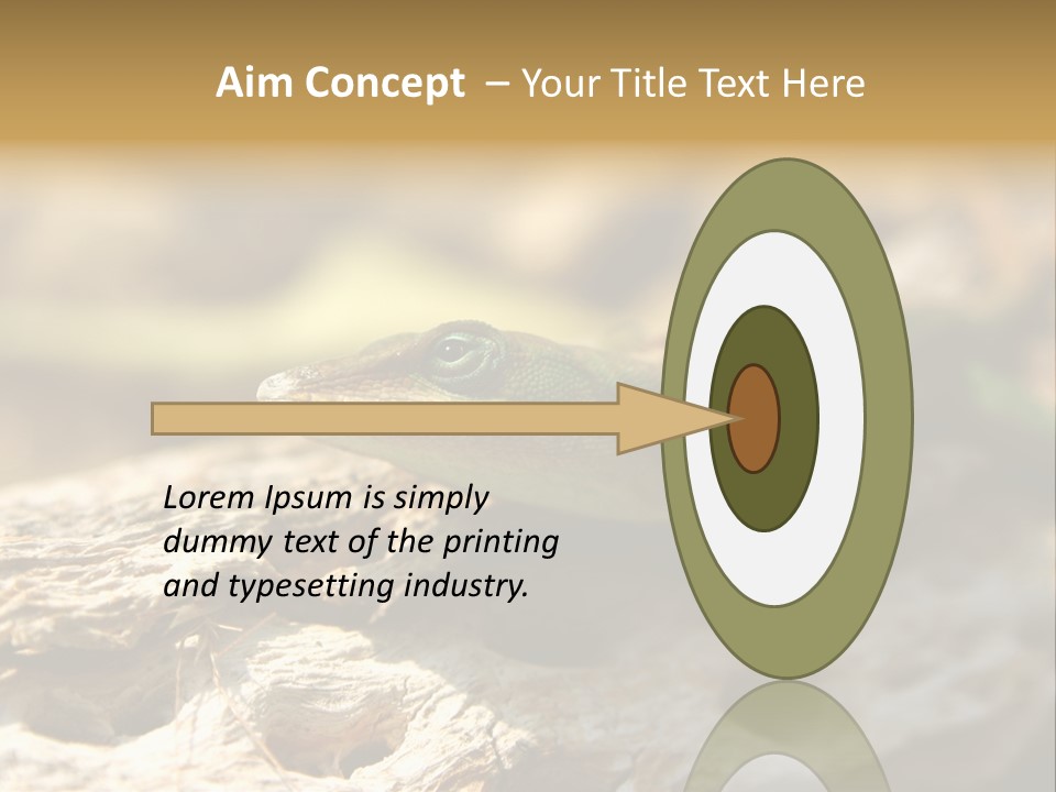 Beach Portrait Sunrise PowerPoint Template