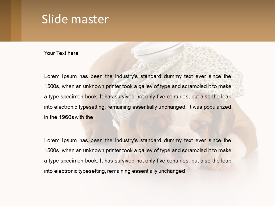 Sad Peaceful Coastal PowerPoint Template