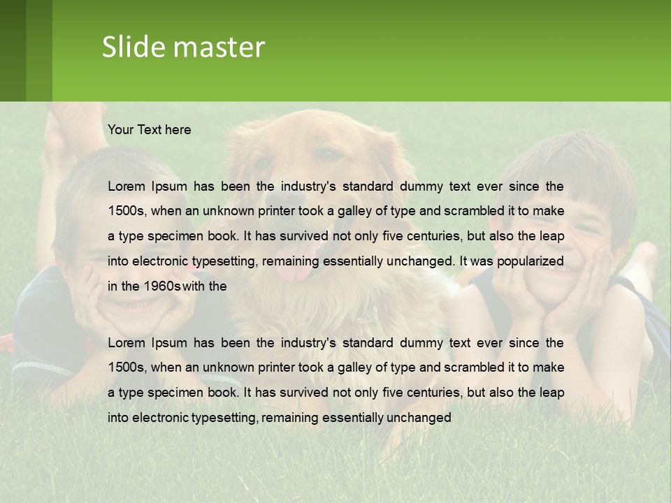 Sand Wellness Retired PowerPoint Template