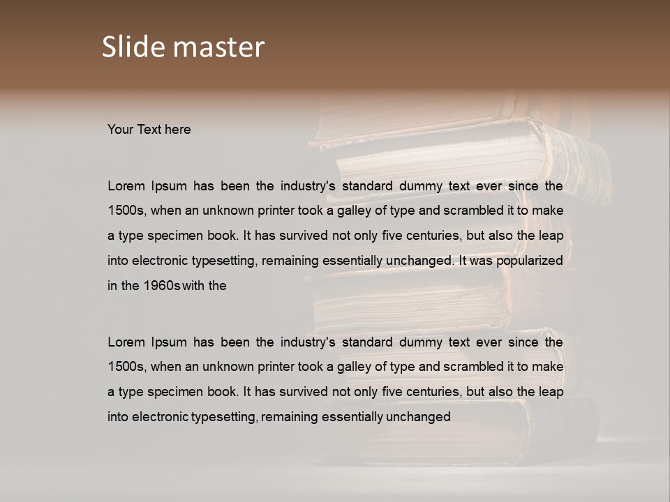 Older Sad Pensioner PowerPoint Template