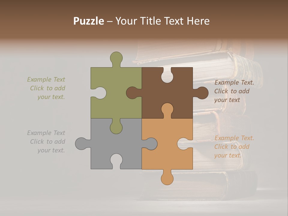 Older Sad Pensioner PowerPoint Template