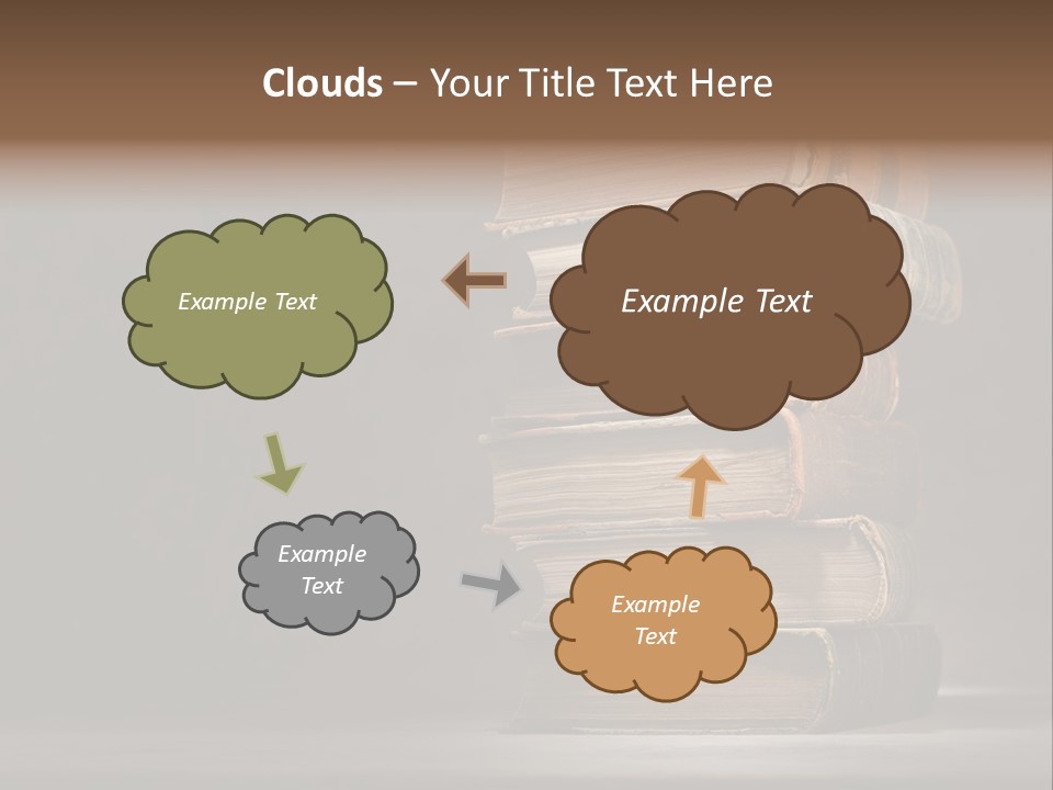 Older Sad Pensioner PowerPoint Template