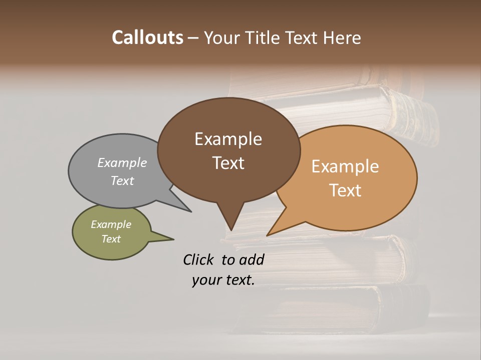 Older Sad Pensioner PowerPoint Template