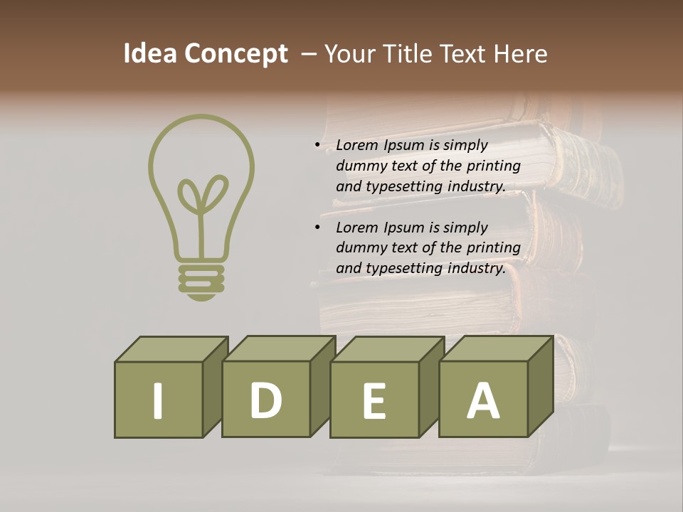 Older Sad Pensioner PowerPoint Template