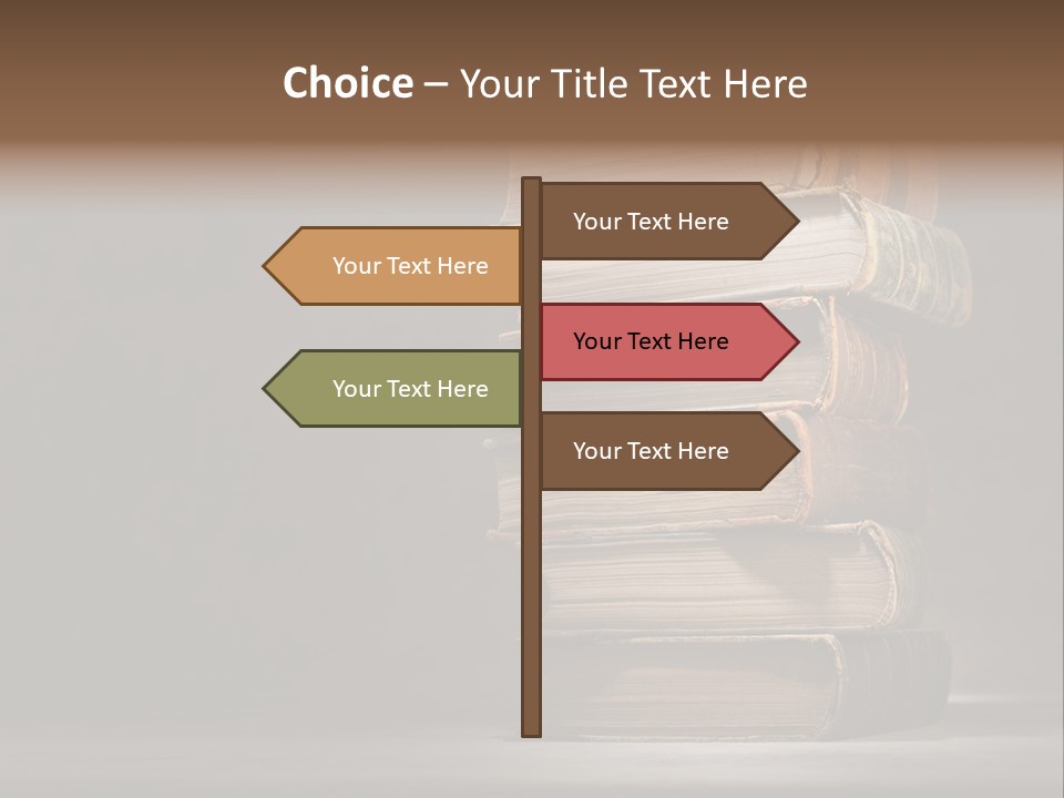 Older Sad Pensioner PowerPoint Template
