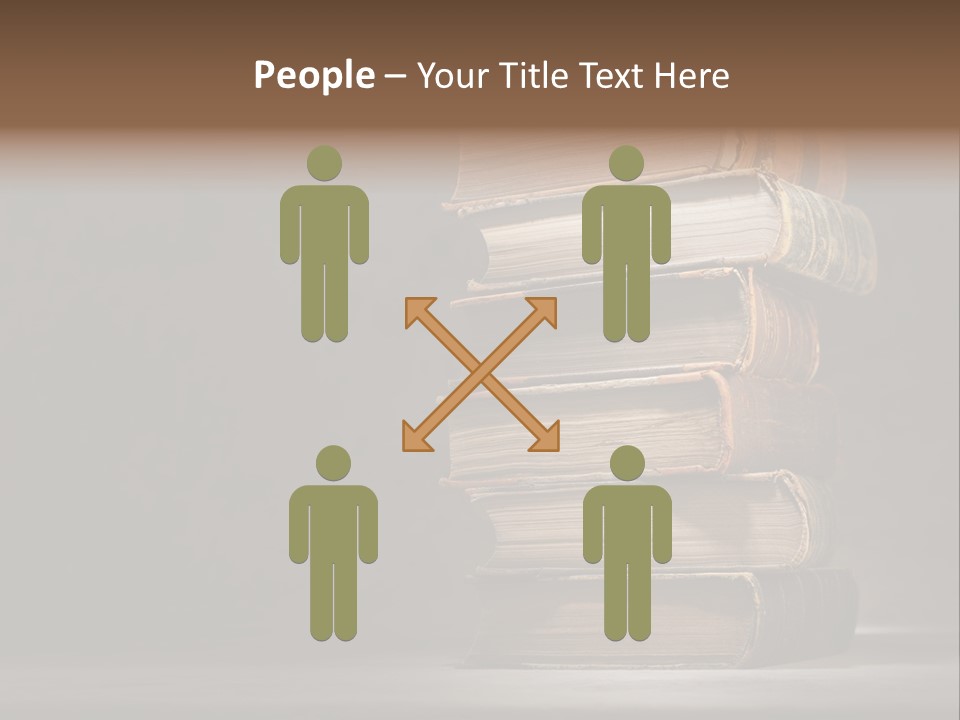 Older Sad Pensioner PowerPoint Template