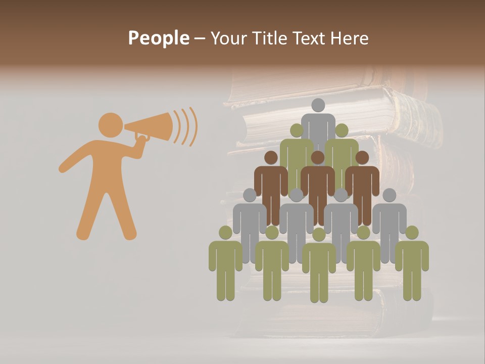 Older Sad Pensioner PowerPoint Template