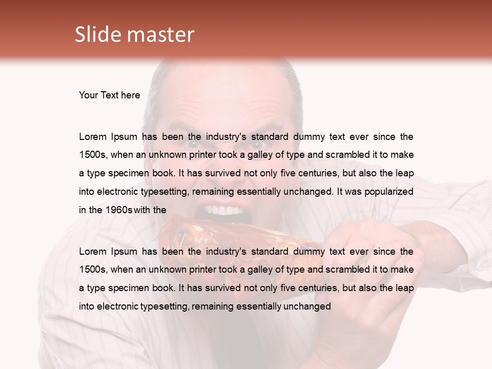 Old Sea Senior PowerPoint Template