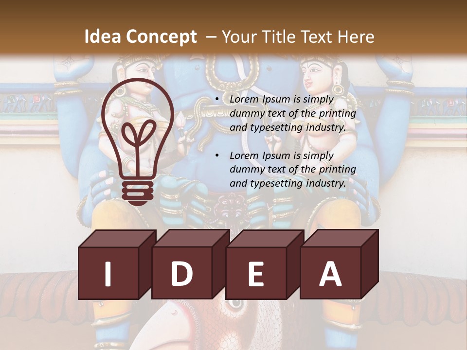 Lifestyle Woman Sea PowerPoint Template