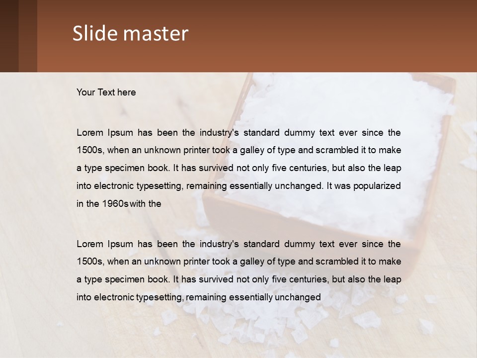 Lifestyle Single Beach PowerPoint Template