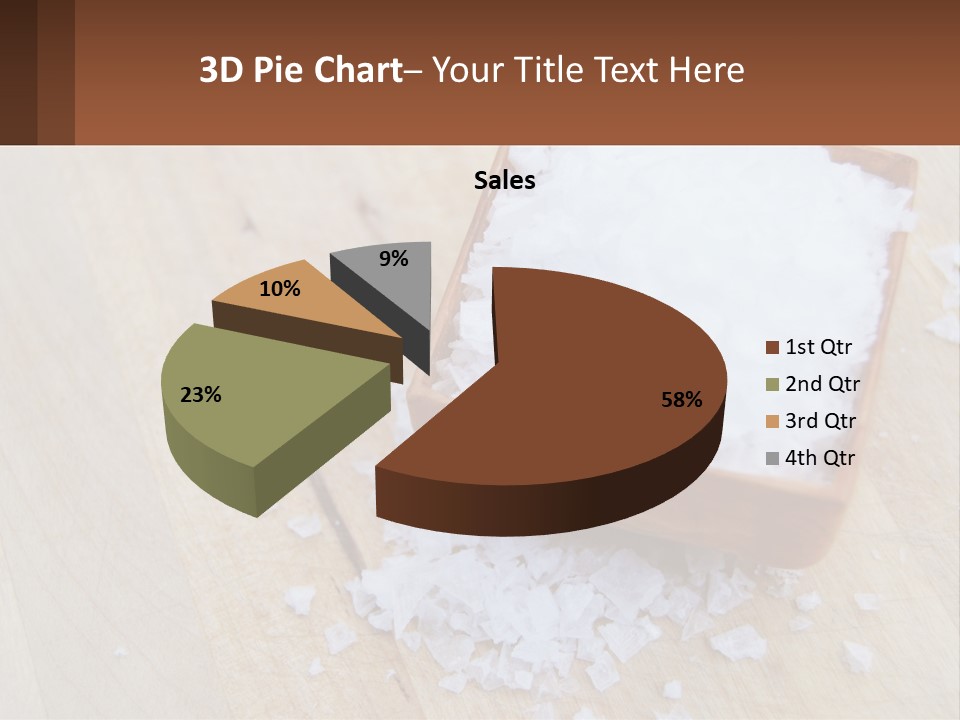 Lifestyle Single Beach PowerPoint Template