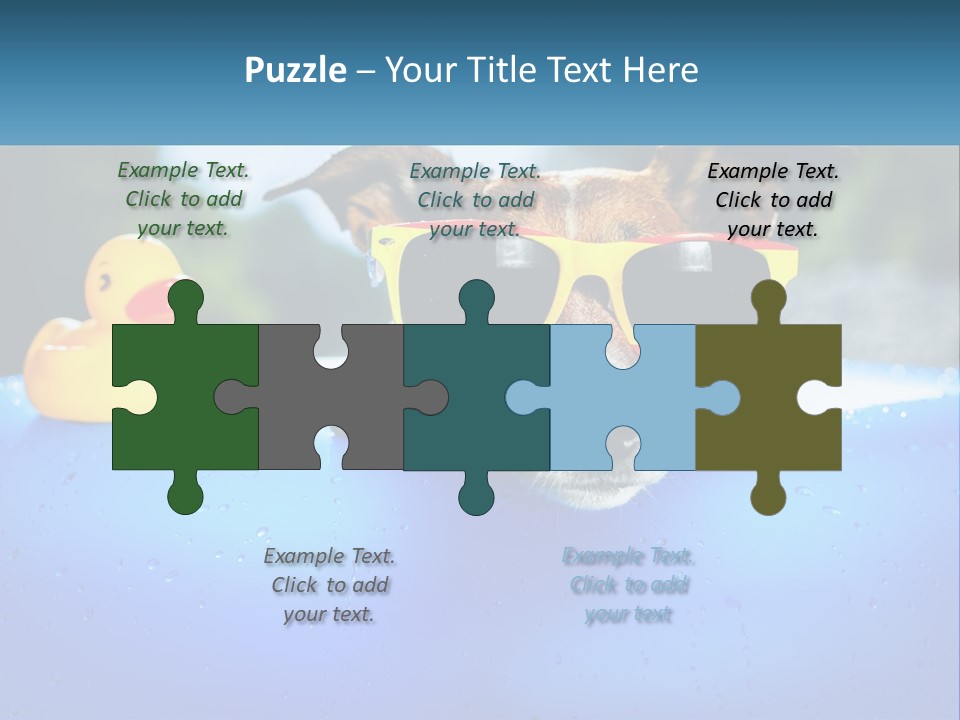 Beach Daughter Old PowerPoint Template