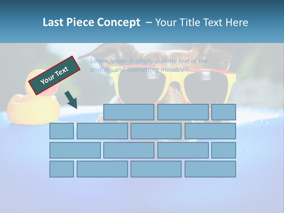 Beach Daughter Old PowerPoint Template