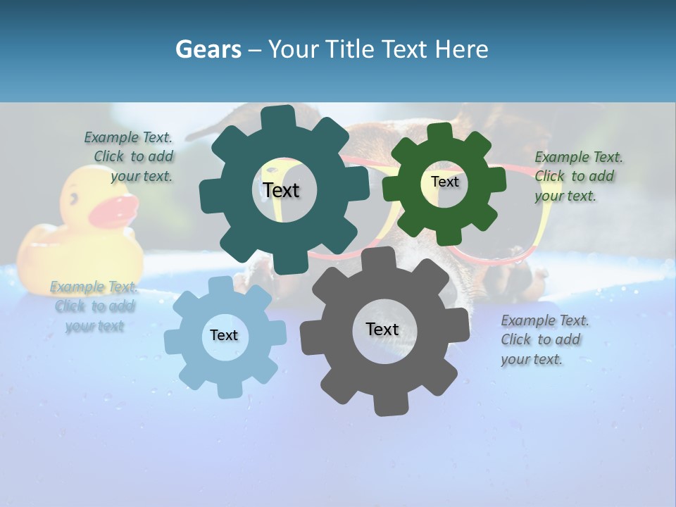 Beach Daughter Old PowerPoint Template