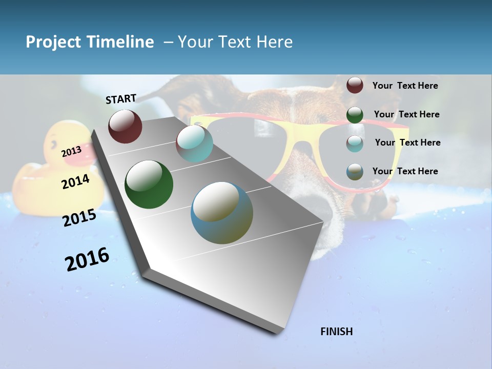 Beach Daughter Old PowerPoint Template