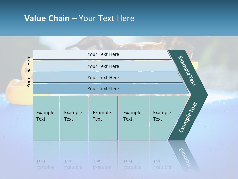 Beach Daughter Old PowerPoint Template