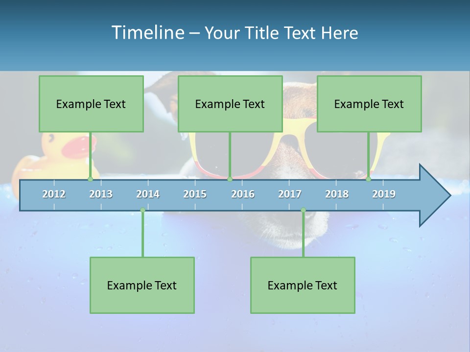 Beach Daughter Old PowerPoint Template