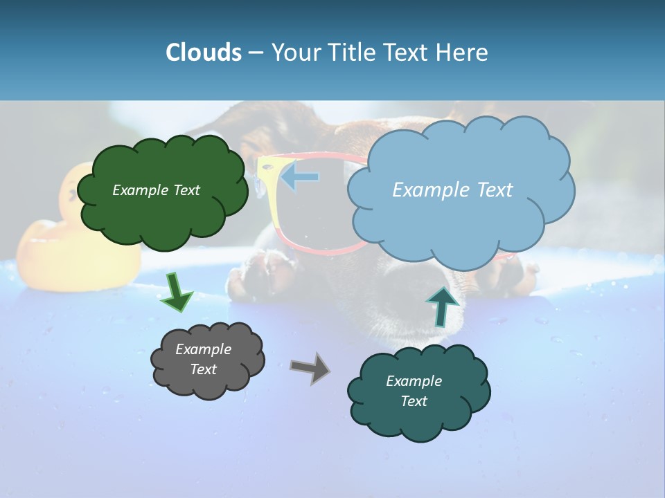 Beach Daughter Old PowerPoint Template