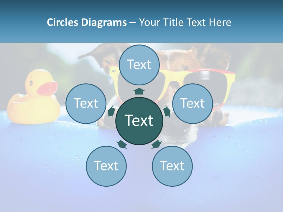 Beach Daughter Old PowerPoint Template