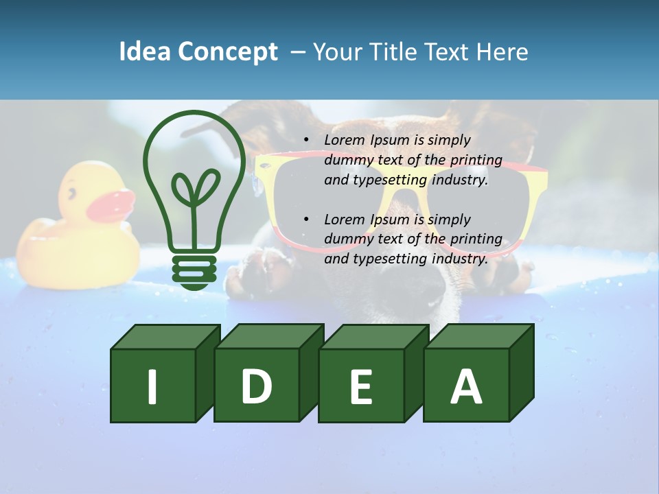 Beach Daughter Old PowerPoint Template