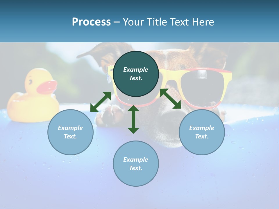 Beach Daughter Old PowerPoint Template