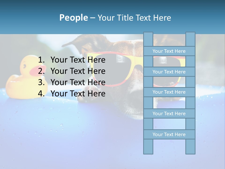 Beach Daughter Old PowerPoint Template