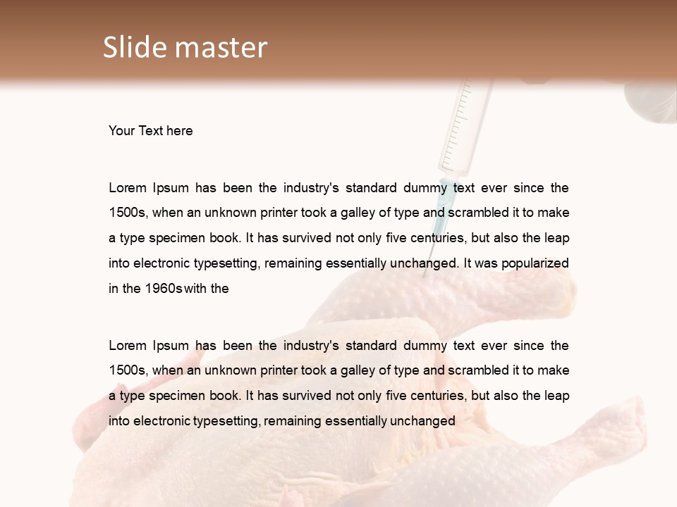 Ocean Portrait Mother PowerPoint Template