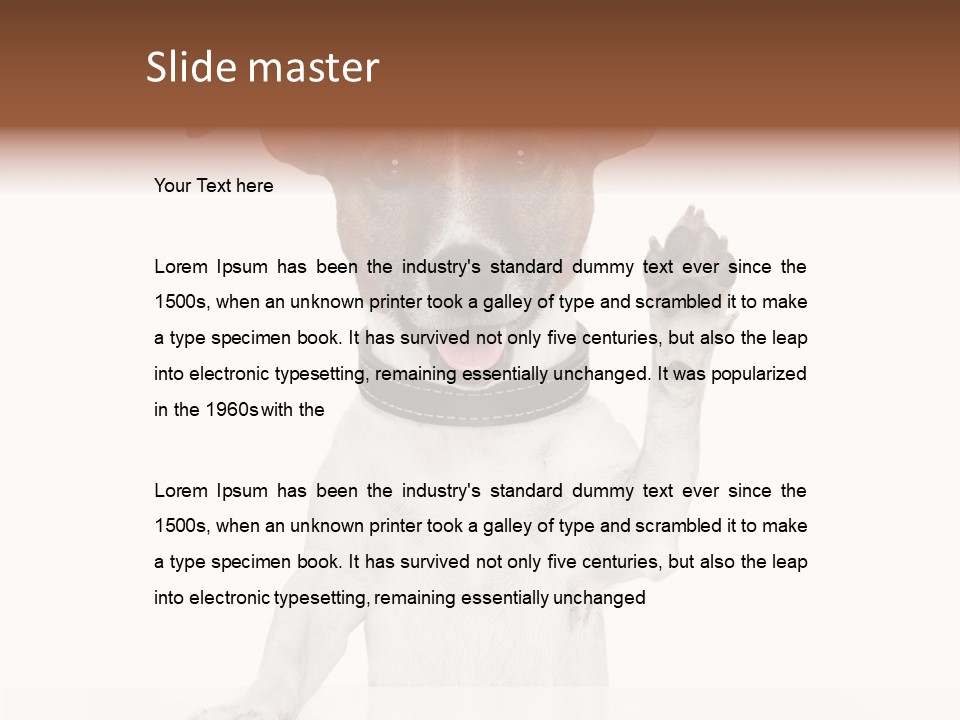 Wellness Portrait Retired PowerPoint Template