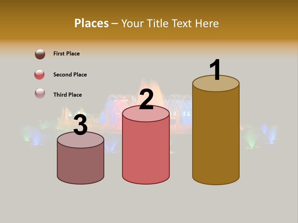 Single Peaceful Coastal PowerPoint Template