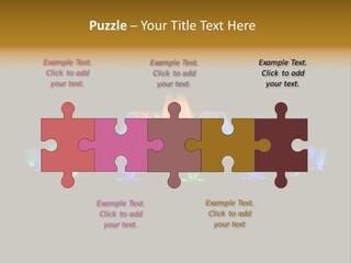 Single Peaceful Coastal PowerPoint Template