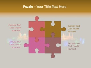 Single Peaceful Coastal PowerPoint Template