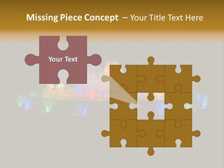 Single Peaceful Coastal PowerPoint Template