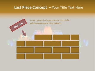 Single Peaceful Coastal PowerPoint Template