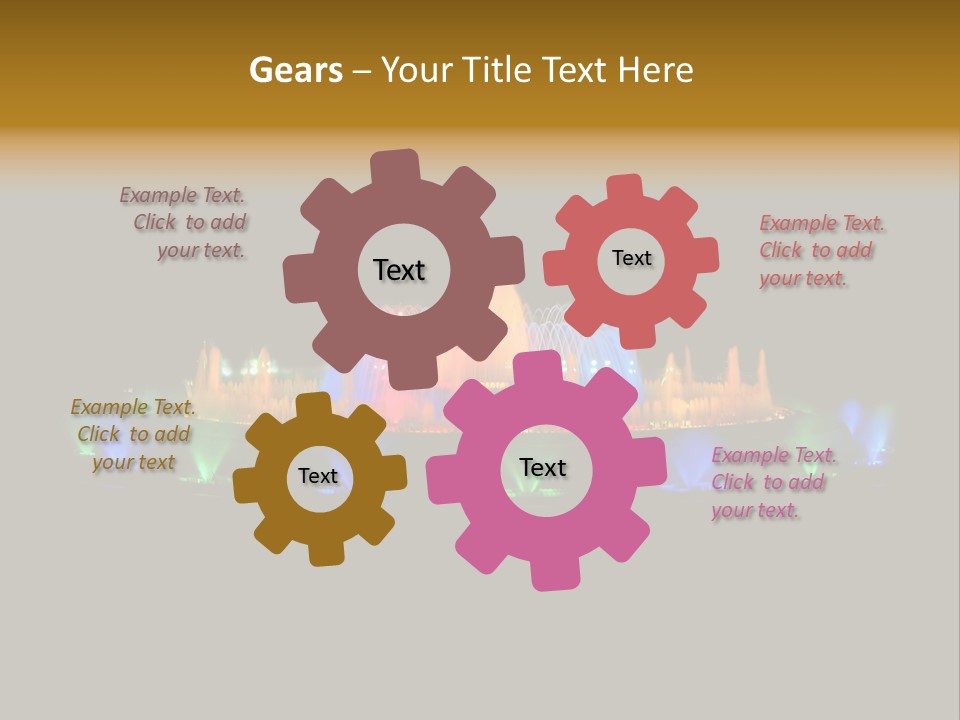 Single Peaceful Coastal PowerPoint Template