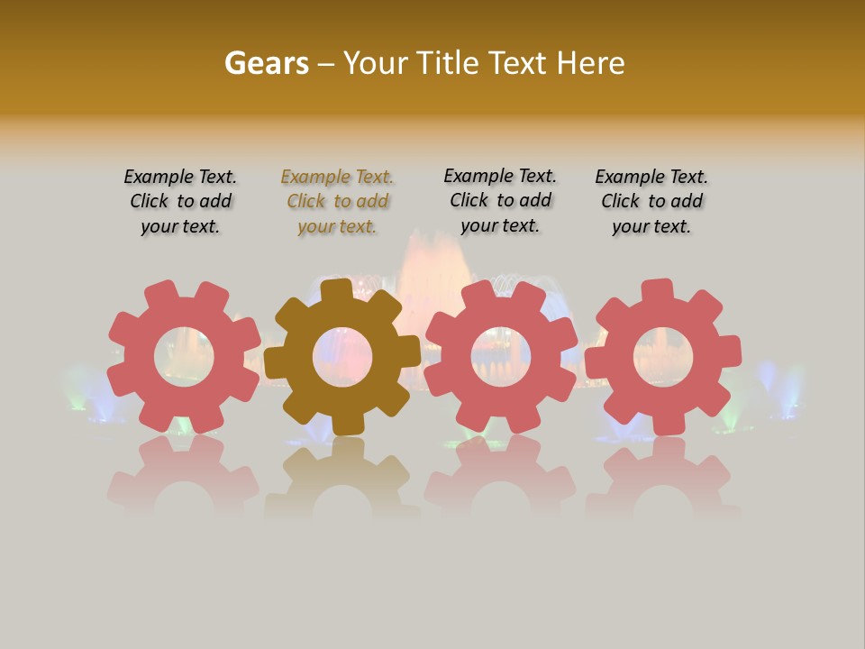 Single Peaceful Coastal PowerPoint Template
